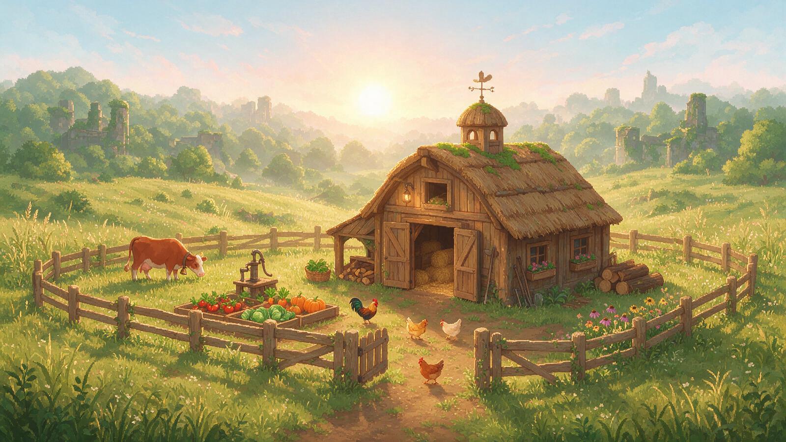 Doloc Town Ranching Guide: Barns, Fences & Animals